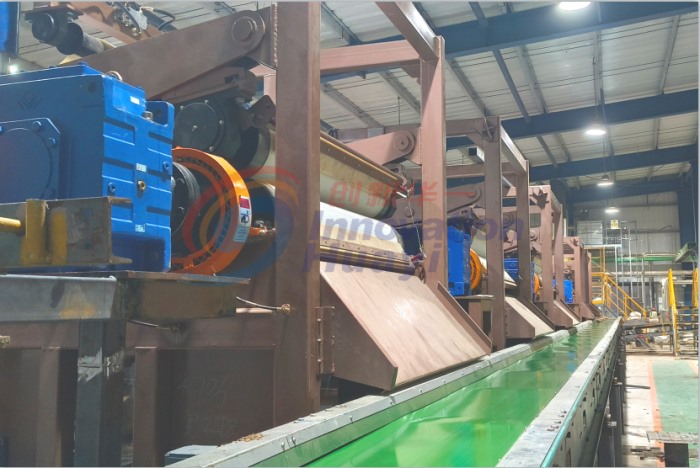 河南五臺高壓帶式壓濾機牛糞脫水現(xiàn)場