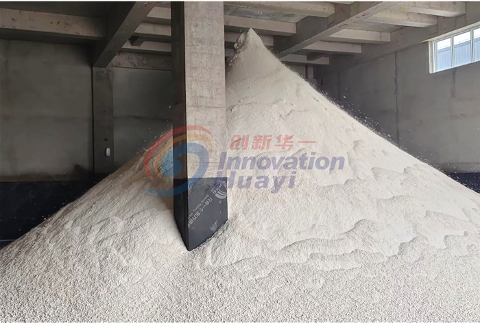 山東某石膏脫硫真空過濾機運行現(xiàn)場